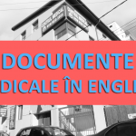 Documente medicale emise in limba engleza